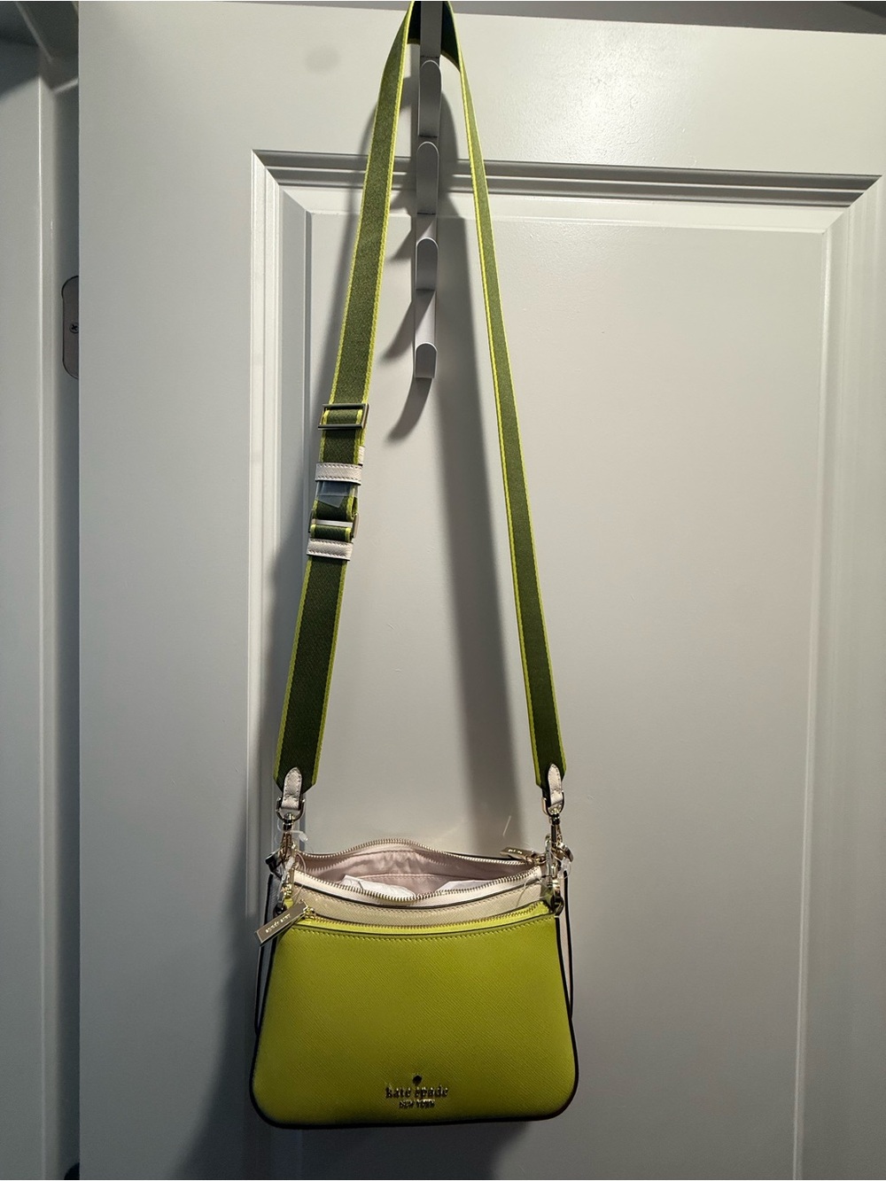 Kate Spade New York Duet Colorblock Saffiano Leather Crossbody